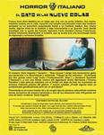 El gato de las nueve colas -Il gatto a nove code- (Horror italiano) - Blu-Ray | 8429987407800 | Dario Argento