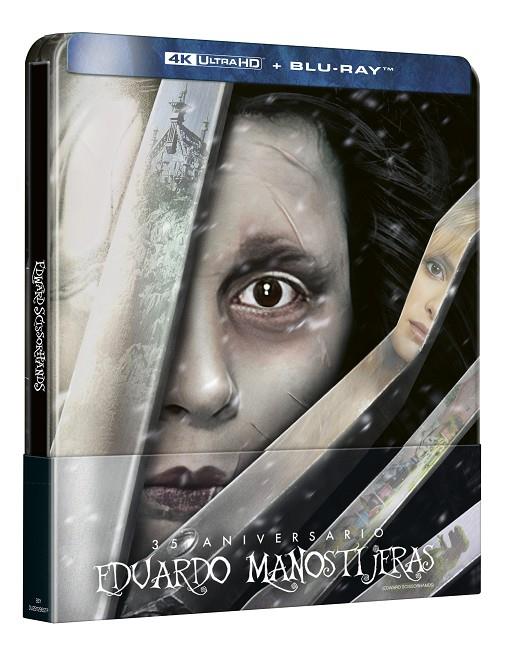 Eduardo Manostijeras (Edward Scissorhands) (+ Blu-Ray) Ed. Steelbook - 4K UHD | 8421394803558 | Tim Burton