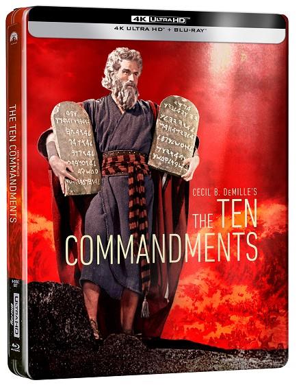 Los Diez Mandamientos (+ Blu-Ray) Ed. Steelbook - 4K UHD | 8421394102286 | Cecil B. de Mille