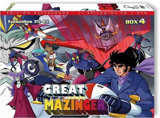 Great Mazinger Box 4 - DVD | 8420266003072 | Masayuki Akehi, Tetsuo Imazawa, Tomoharu Katsumata, Yasuo Sankichi, Nobuo Onuki, Takeshi Tamiya