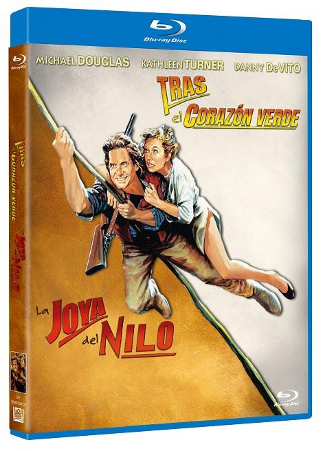 Tras El Corazón Verde (Romancing the Stone) + La Joya del Nilo (The Jewel of the Nile) - Blu-Ray | 8421394901742 | Robert Zemeckis