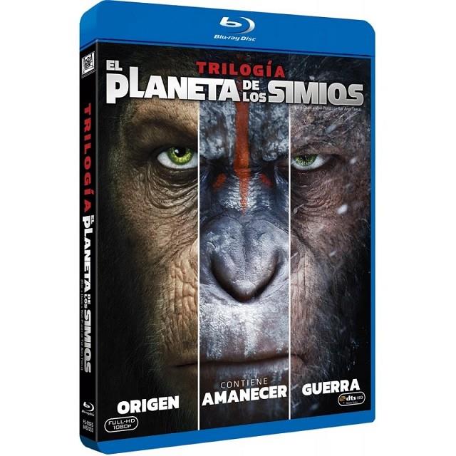 El Planeta De Los Simios (Pack Trilogía) - Blu-Ray | 8420266010711 | Rupert Wyatt, Matt Reeves