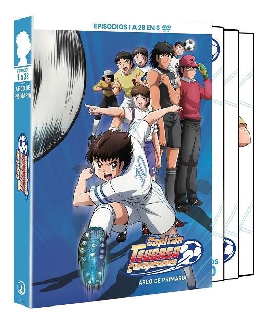 Capitán Tsubasa. Campeones. Temporada 1: Arco de primaria (Episodios del 1 al 28) - DVD | 8424365731737 | Atsuhiro Tomioka. Manga: Yoichi Takahashi