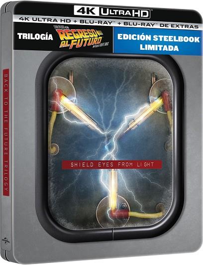 Regreso Al Futuro Trilogía 40 Aniv. (+ Blu-Ray de  Extras) Ed. Steelbook - 4K + Blu-Ray | 8414533150439 | Robert Zemeckis