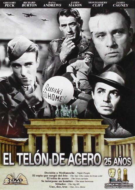 El telón de acero (Decision a medianoche, El espia que surgio del frio, El telon de Acero, Se interpone un hombre, Sitiados, Uno, dos, tres) - DVD | 8436022317239