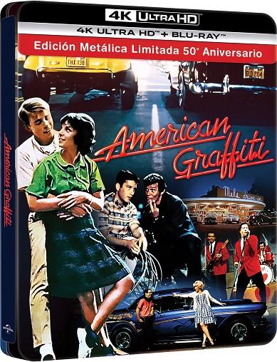American Graffiti (+ Blu-Ray) Ed. Steelbook - Blu-Ray | 8414533138796 | George Lucas