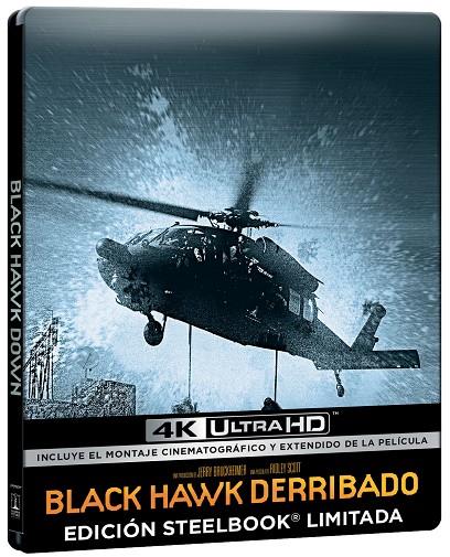 Black Hawk Derribado (+ Blu-Ray) Ed. Steelbook - 4K UHD | 8414533148016 | Ridley Scott