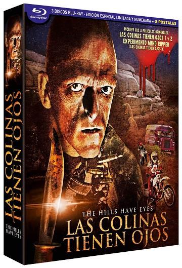 Las Colinas Tienen Ojos 1 Y 2 + Experimento Mind Ripper - Blu-Ray | 8435479604947 | Wes Craven
