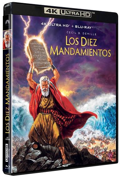 Los Diez Mandamientos (The Ten Commandments) (+ Blu-Ray) - 4K UHD | 8421394102279 | Cecil B. de Mille