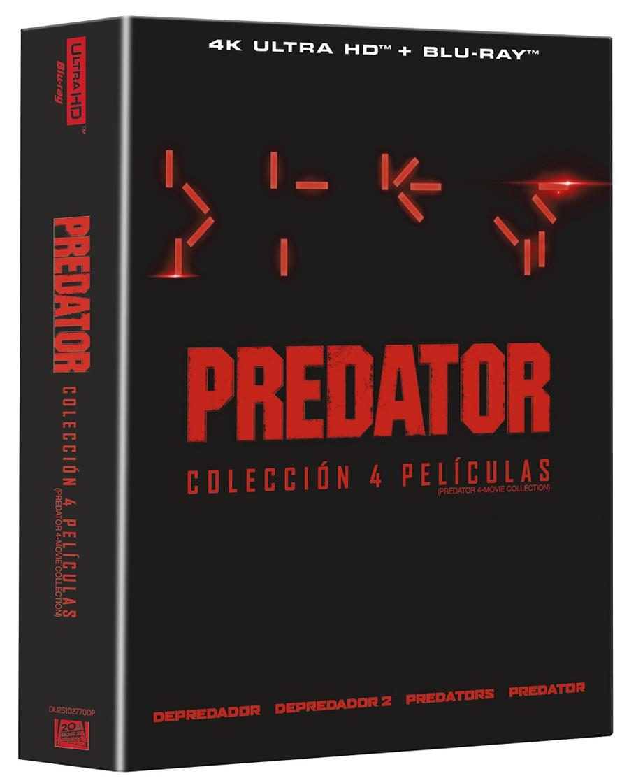 Predator Pack: Depredador 1, Depredador 2, Predators, Predator (+ Blu-Ray) - 4K UHD | 8421394803459