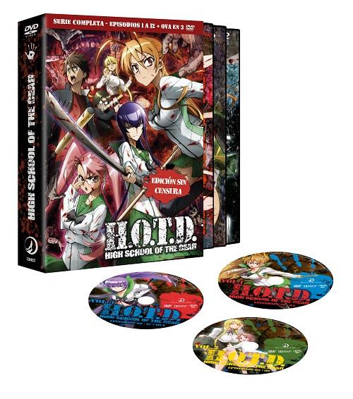 High School Of The Dead Serie Completa + OVA (Edición 2025) - DVD | 8424365730273 | Tetsuro Araki