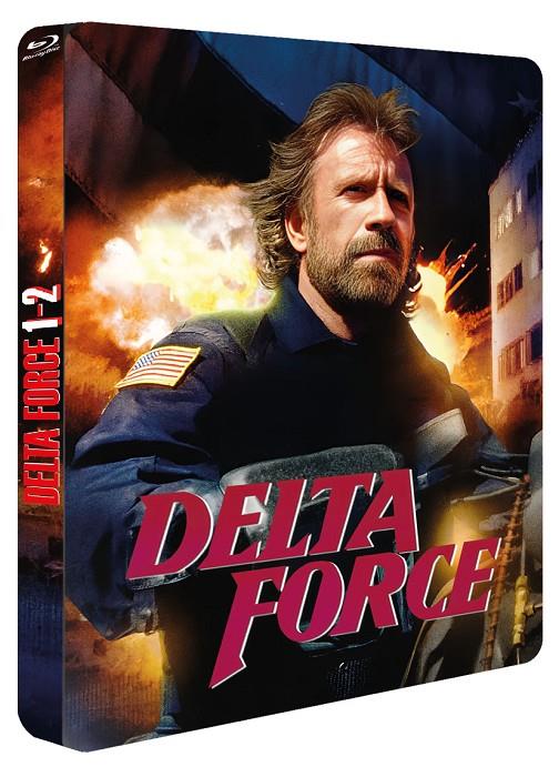 Delta Force 1+2 (Steelbook con Relieve y 8 Postales) - Blu-Ray | 8436558204904 | Menahem Golan, Aaron Norris