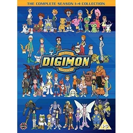Digimon - Digital Monsters: Seasons 1-4 (VO Inglés) - DVD | 5022366591348 | Hiroyuki Kakudou