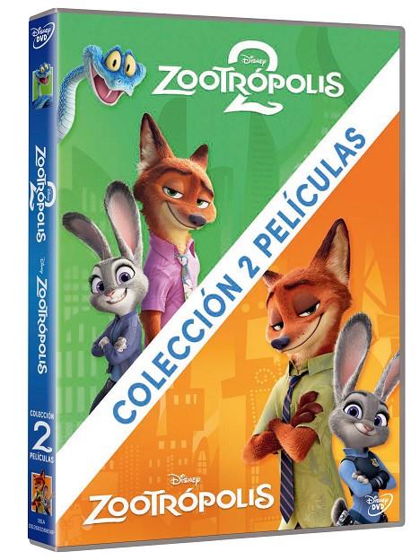 Zootrópolis 1+2 - DVD | 8421394600690 | Byron Howard, Rich Moore, Jared Bush