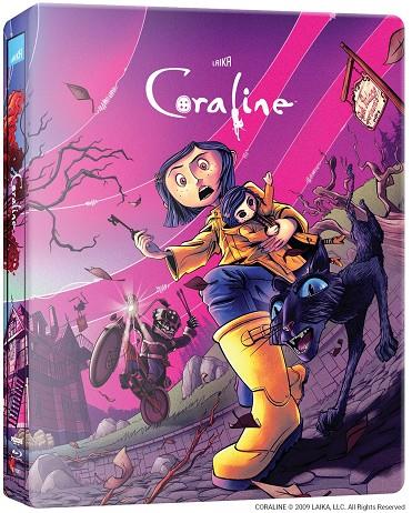 Coraline  (Steelbook 4K + Bluray) (VOSE) (+latinoamericano) - 4K UHD | 5037899090732 | Henry Selick