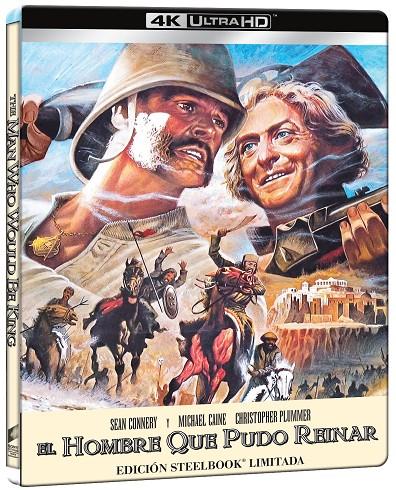 El Hombre Que Pudo Reinar (The Man Who Would Be King) Ed. Steelbook - 4K UHD | 8414533152204 | John Huston