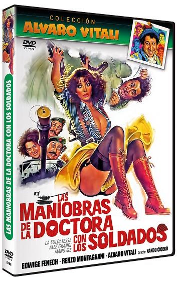Las Maniobras de la Doctora con los Soldados (La soldatessa alle grandi manovre) - DVD | 8436558206960 | Nando Cicero