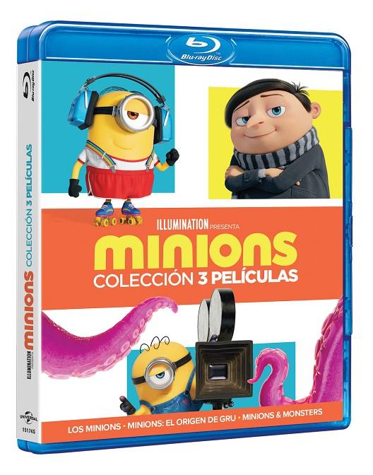 Los Minions + Minions: El origen de Gru + Minios & Monsters - Blu-Ray | 8414533151740 | Kyle Balda, Pierre Coffin, Brad Ableson, Jonathan del Val