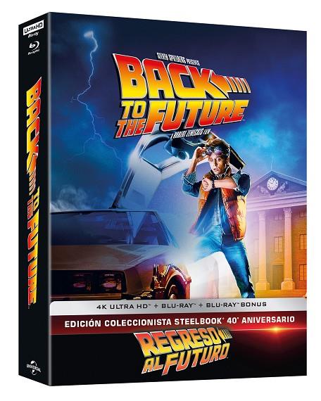 Regreso Al Futuro (Ed. 40 Aniversario Steelbook) - 4K UHD | 8414533147231 | Robert Zemeckis