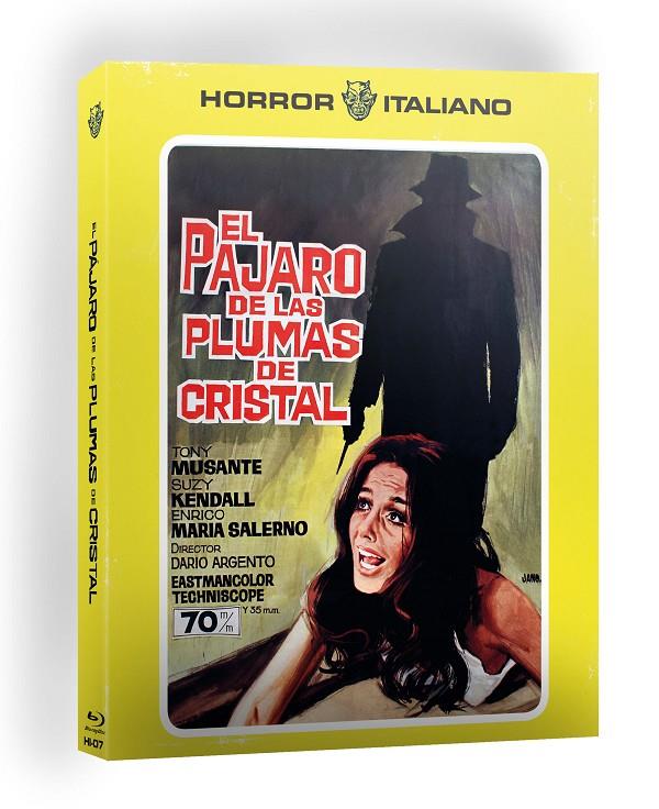 El pájaro de las plumas de cristal -L'uccello dalle piume di cristallo- (Horror italiano) - Blu-Ray | 8429987407794 | Dario Argento