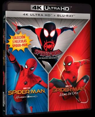 Pack Spider-Man (Homecoming - Lejos De Casa - Un Nuevo Universo) (4K Uhd + Bd) - 4K UHD | 8414533131728 | Jon Watts