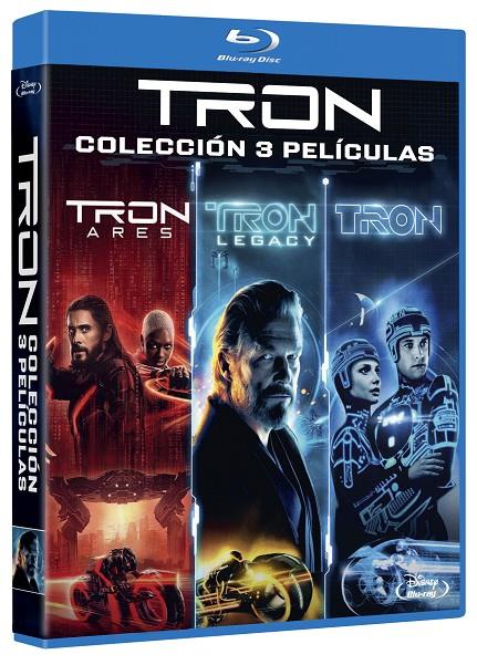 Tron Pack 3 películas: Tron / Tron: Legacy / Tron: Ares - Blu-Ray | 8421394901575 | Steven Lisberger, Joseph Kosinski, Joachim Rønning
