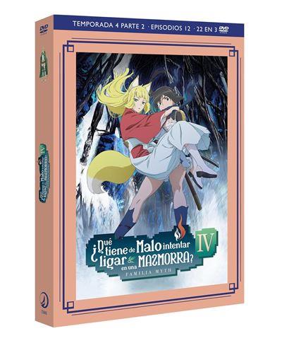 Danmachi Temporada 4 ¿Qué tiene de malo intentar ligar en una mazmorra? Temporada 4 parte 2. Episodios 12 a 22. - DVD | 8424365730402 | Hideki Tachibana