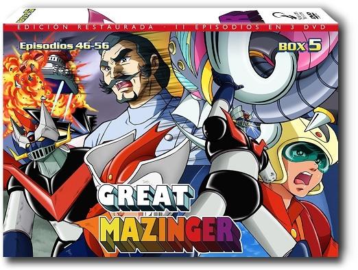 Great Mazinger Box 5 - DVD | 9999902840160 | Masayuki Akehi, Tetsuo Imazawa, Tomoharu Katsumata, Yasuo Sankichi, Nobuo Onuki, Takeshi Tamiya