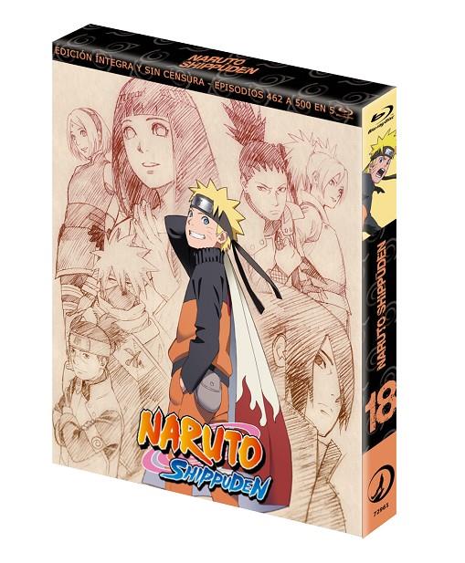Naruto Shippuden Box 18  462 a 500 (39 episodios) - Blu-Ray | 8424365729611