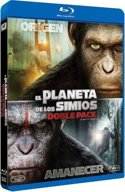 Planeta de los simios: Origen+amanecer - Blu-Ray | 8420266972316