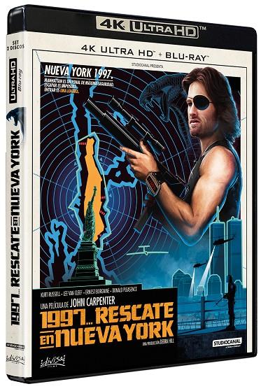 1997...Rescate en Nueva York (Escape from New York) (+ Blu-Ray) - 4K UHD | 8421394301481 | John Carpenter
