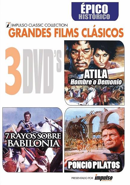 Pack Epico y mitologico (Atila hombre o demonio, 7 rayos sobre Babilonia, Poncio Pilatos) - DVD | 8436547440306