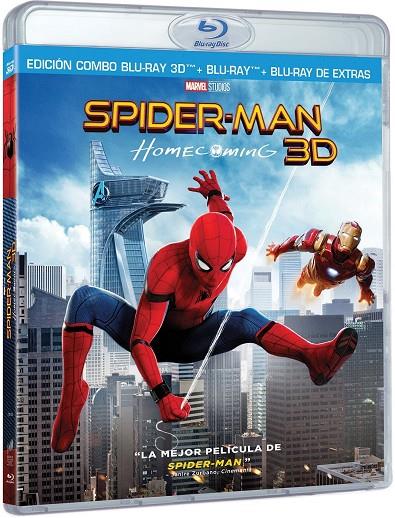 Spider-Man: Homecoming (Bd+Bd Extres+3D) - Blu-Ray | 8414533110150 | Jon Watts