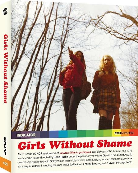 Muchachas impúdicas (Girls Without Shame (Aka Schoolgirl Hitchhikers) Restored Limited Edition with Book) (VOSI) - 4K UHD | 5060697922806 | Jean Rollin