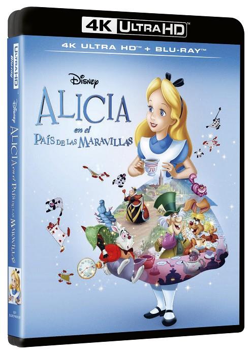 Alicia En El País De Las Maravillas (Alice in Wonderland) - 4K + Blu-Ray | 8421394803732 | Clyde Geronimi, Hamilton Luske, Wilfred Jackson