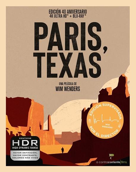 París, Texas (Ed. 40 Aniversario) (4K+BD+Libreto) - 4K UHD | 8436597563239 | Wim Wenders