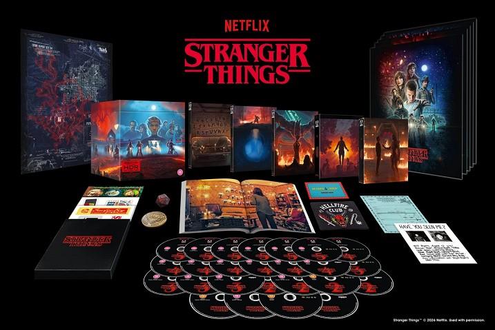 Stranger Things Seasons 1 to 5 Complete Collection Deluxe Limited Edition (VOSI) - 4K UHD | 5027035029948