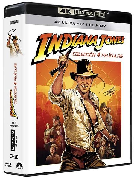 Indiana Jones: Colección 4 Películas (+ Blu-ray) - 4K UHD | 8421394102088 | Steven Spielberg