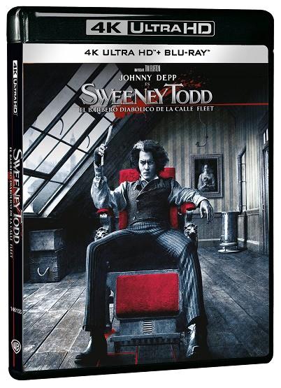 Sweeney Todd: El barbero diabólico de la calle Fleet (+ Blu-Ray) - 4K UHD | 8414533146159 | Tim Burton