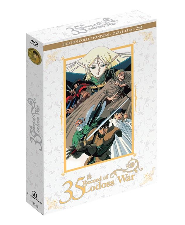 Record Of Lodoss War (Serie Completa) Edición coleccionista A4 - Blu-Ray | 8424365731461 | Akinori Nagaoka, Akio Sakai, Katsuhisa Yamada, Kazunori Mizuno, Shigeto Makino, Taiji Ryu
