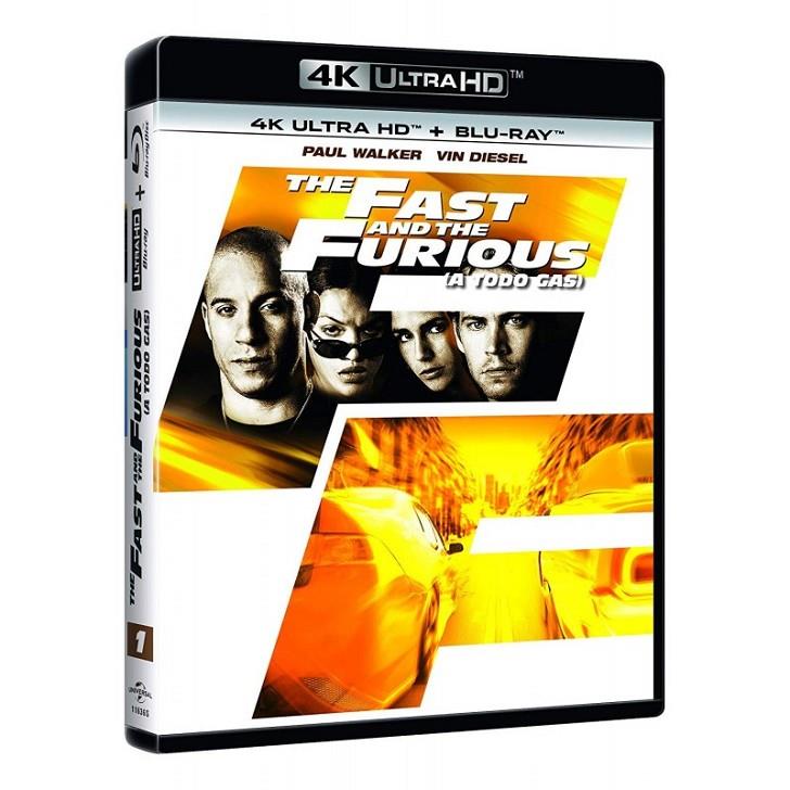A Todo Gas 1 (Fast & Furious) (+  Blu-Ray) - 4K UHD | 8414533116367 | Rob Cohen