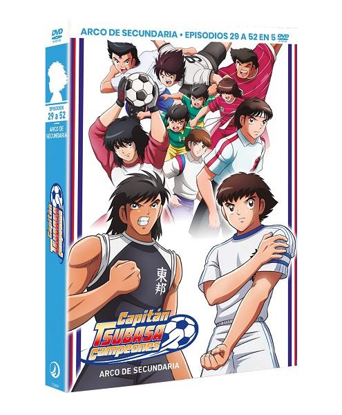 Capitán Tsubasa. Campeones Temporada 1 Arco de secundaria. episodios 29 a 52 - DVD | 8424365732093 | Toshiyuki Kato