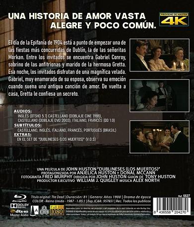 Dublineses (The Dead) - Blu-Ray | 8436558204270 | John Huston