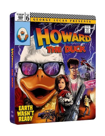 Howard un nuevo héroe (Collector's 40th Anniversary Limited Steelbook Edition)(VOSE)(+latinoamericano) - 4K + Blu-Ray | 5061088923310 | Willard Huyck