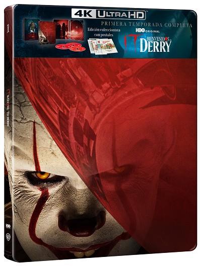 Bienvenidos a Derry - Temporada 1 (Ed. Steelbook) - 4K UHD | 8414533149389 | Jason Fuchs, Brad Kane, Andy Muschietti, Andrew Bernstein, Emmanuel Osei-Kuffour, Jamie Travis