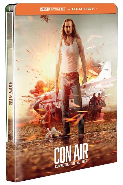 Con Air (Convictos En El Aire) Ed. Steelbook - 4K + Blu-Ray | 8421394803794 | Simon West