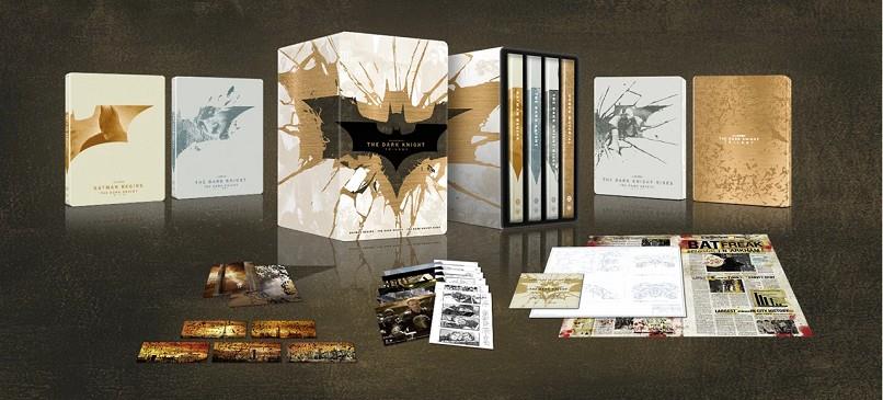 Batman The Dark Knight Trilogy (Limited Edition Steelbook 4K + Blu-Ray) - 4K UHD | 5051892252119 | Christopher Nolan