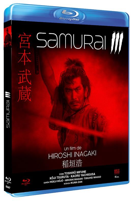 Samurai 3 (Miyamoto Musashi kanketsuhen: kettô Ganryûjima) - Blu-Ray R (Bd-R) | 8436593556556 | Hiroshi Inagaki