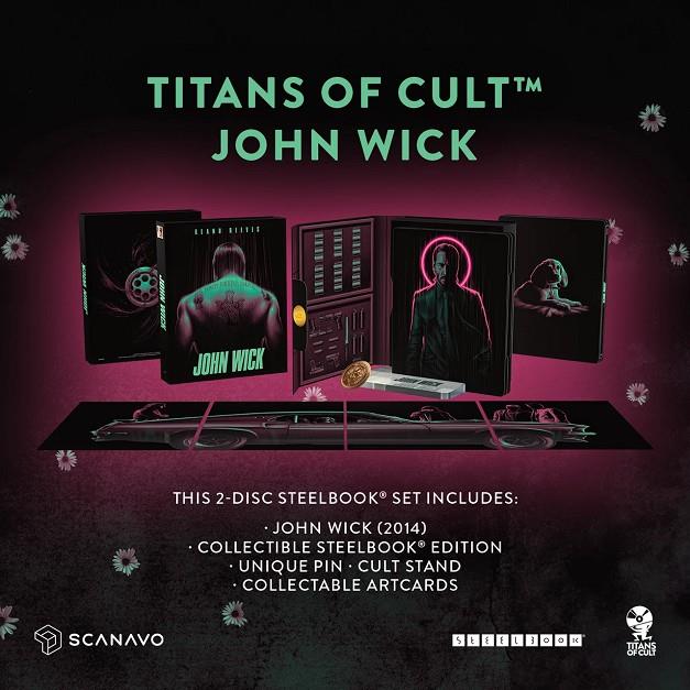 John Wick - Titans of Cult 10th Anniversary Limited Edition 4K (VOSI) - 4K UHD | 5051892252911 | Chad Stahelski