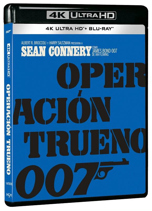 007 Operación Trueno (+ Blu-Ray) - 4K UHD | 8414533147033 | Terence Young